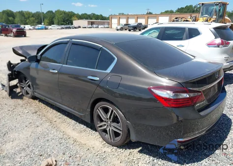 2017 Honda Accord Sport from USA, damaged, VIN 1HGCR2F53HA244265